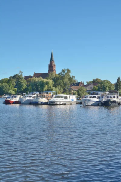 Köy Roebel Gölü Mueritz Mueritz Milli Parkı Nda Mecklenburg Lake — Stok fotoğraf