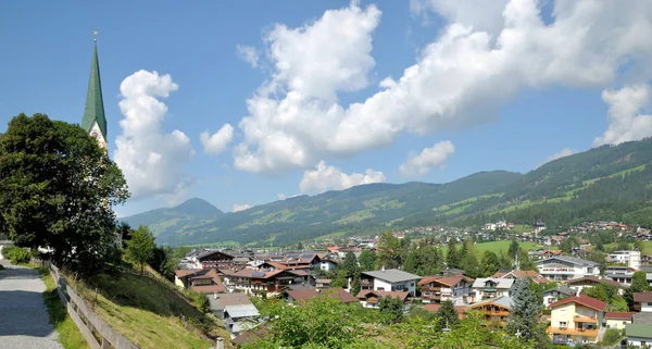 Panoramic View Kirchberg Tirol Kitzbuehel Tirol Region Austria — Stock Photo, Image