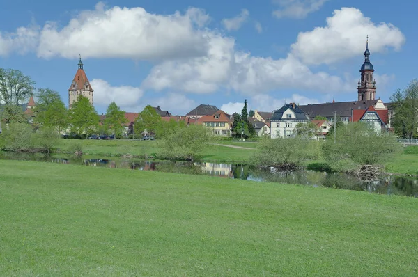 Wieś Gengenbach Schwarzwaldzie Niemcy — Zdjęcie stockowe