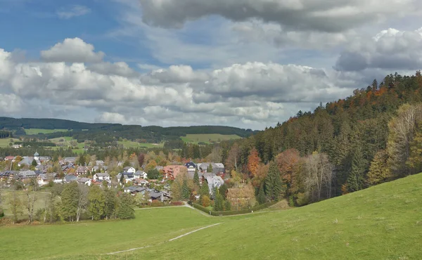 Pueblo Hinterzarten Selva Negra Alemania — Foto de Stock