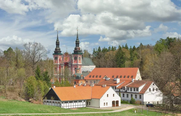 Słynny Kościół Lipki Mazury Polska — Zdjęcie stockowe