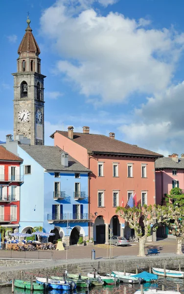 Ascona Lago Mayor Cantón Del Tesino Suiza —  Fotos de Stock