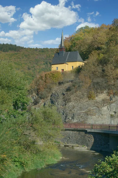 Kápolna Neve Katharinenkapelle Ahrtal Ahrbrueck Rajna Vidék Pfalz Németország — Stock Fotó