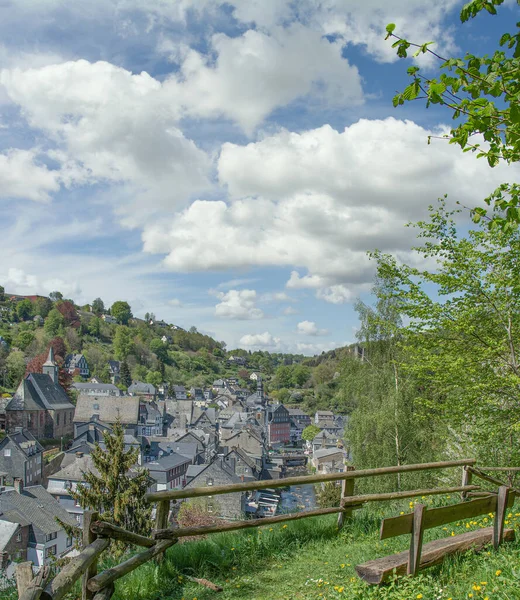 Vila Monschau Eifel Alemanha — Fotografia de Stock