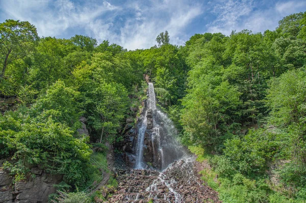 Trusetaler Wasserfall Thüringen Deutschland — Stockfoto