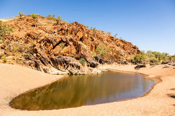 Piscina Mary Remota Tranquila Cerca Del Río Mary Ciudad Grande — Foto de Stock