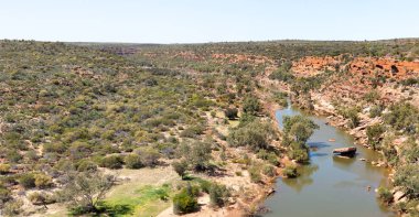 Ross Graham Murchison nehrin keşfi destekli bir adamış doğacı yapıldı. Kalbarri milli parkta bu