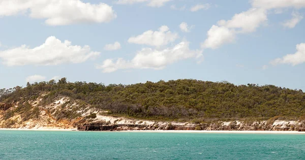 Vista Mundos Maior Ilha Areia Ilha Fraser — Fotografia de Stock