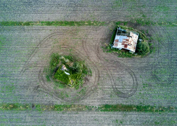 Zarośnięte House Pobliżu Goomeri Queensland — Zdjęcie stockowe