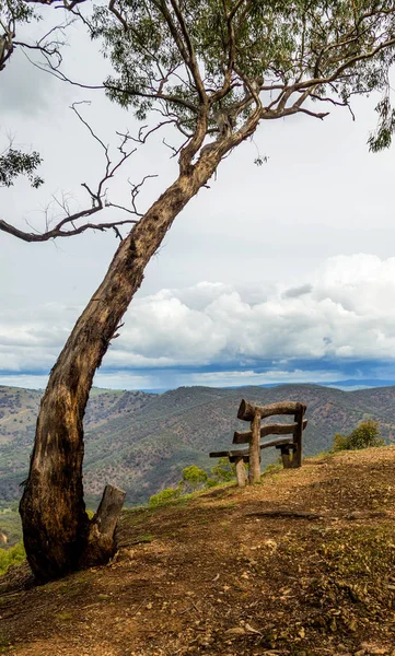 Aussichtspunkt Hügelende Australiens — Stockfoto