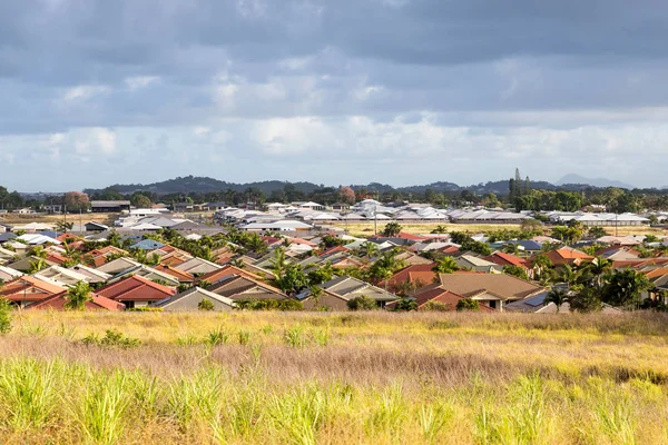 Housing Development Taking Agriculture Land — Stock Photo, Image