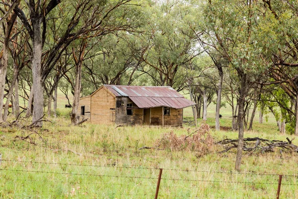 Starý Opuštěný Dům Vzdálených Vnitrozemí Austrálie — Stock fotografie