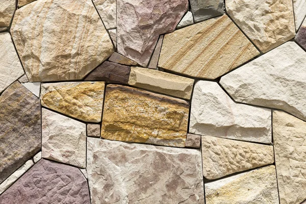 Kamienny Mur Zbudowany Przez Rzemieślnika — Zdjęcie stockowe