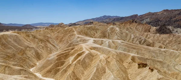 Zabriskie Point Jest Częścią Amargosa Zakres Znajduje Się Wschód Doliny — Zdjęcie stockowe