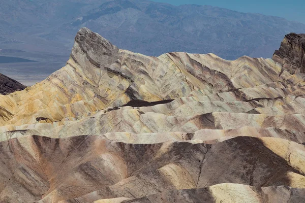 Zabriskie Point Part Amargosa Range Located East Death Valley Death — Stock Photo, Image