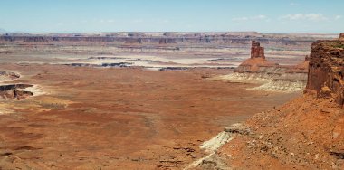 Gökyüzü bakış açısı Canyonlands Moab Usa yakınındaki Adası