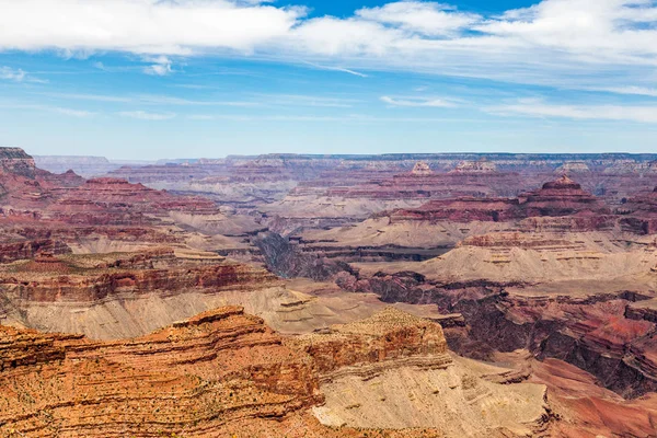 South Rim Grand Canyon Scolpito Dal Fiume Colorado Arizona Stratificato — Foto Stock