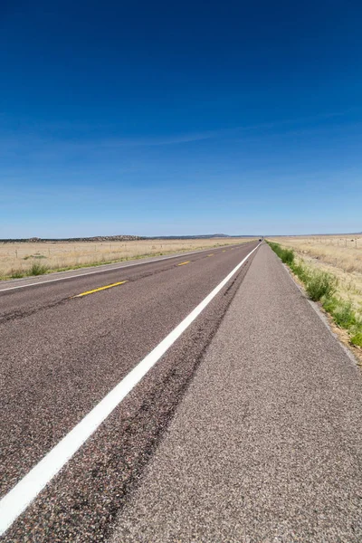 Ruta Entre Seligman Kingman Estableció Noviembre 1926 Con Señales Tráfico — Foto de Stock