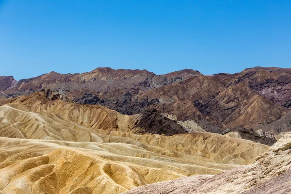 Zabriskie Point Part Amargosa Range Located East Death Valley Noted — Stock Photo, Image