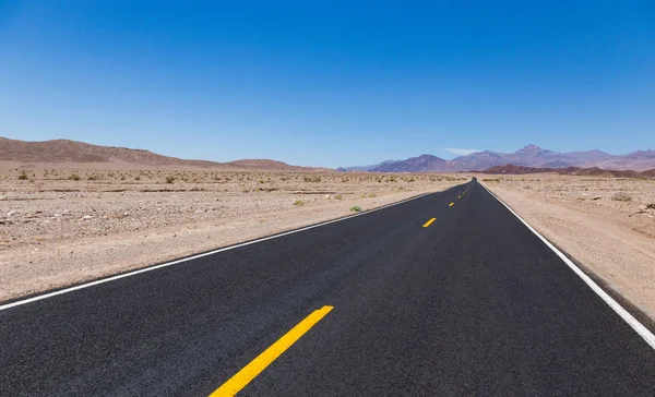 Road Death Valley Eua Lugar Mais Quente Terra Ponto Mais — Fotografia de Stock