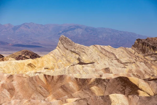 Zabriskie Point Part Amargosa Range Located East Death Valley Noted — Stock Photo, Image