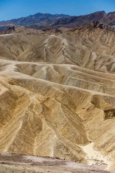 Zabriskie Point Amargosa Sortimentu Nachází Východně Death Valley Známý Pro — Stock fotografie