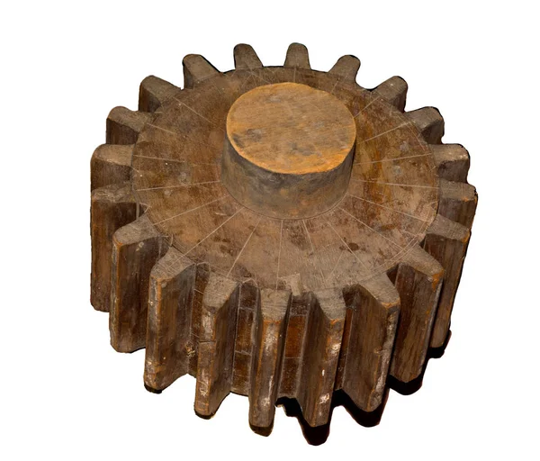 Large woodedn cog — Stock Photo, Image