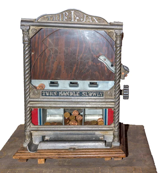 Starý stroj na slotu — Stock fotografie
