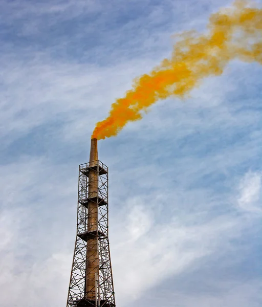 Causa Poluição Das Alterações Climáticas — Fotografia de Stock