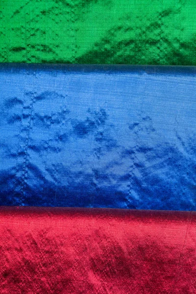 Silke Material Scen Silke Fabrik Kambodja Silke Direkt Från Silkesmaskarnas — Stockfoto