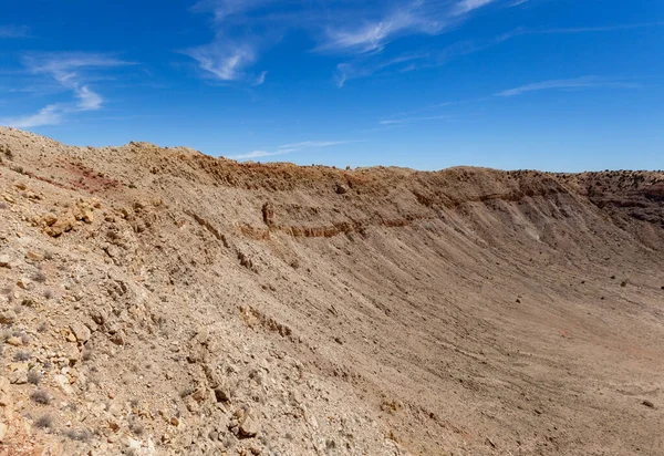 Cratera Meteoro Uma Cratera Impacto Ameteoritei Aproximadamente Milhas Leste Flagstaff — Fotografia de Stock