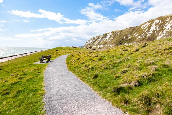 Samphire Hoe Country Park Situated Miles West Dover Kent Southeast — Stock Photo, Image