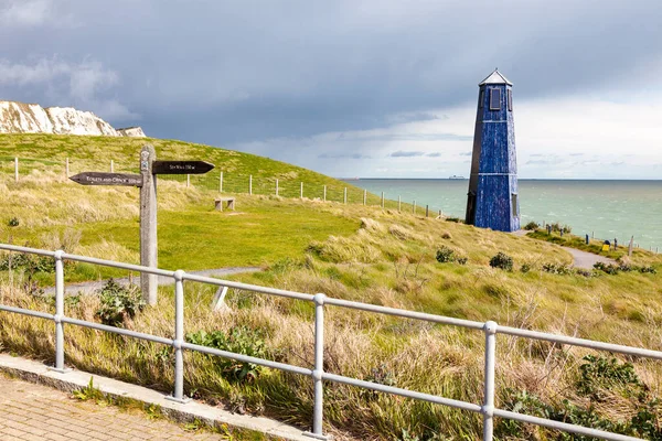 Samphire Hoe Country Park Situated Miles West Dover Kent Southeast — Stock Photo, Image