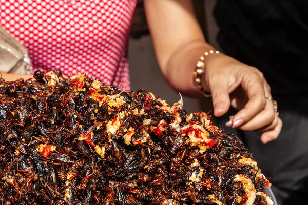 Asian Delicacy Insects Food — Stock Photo, Image