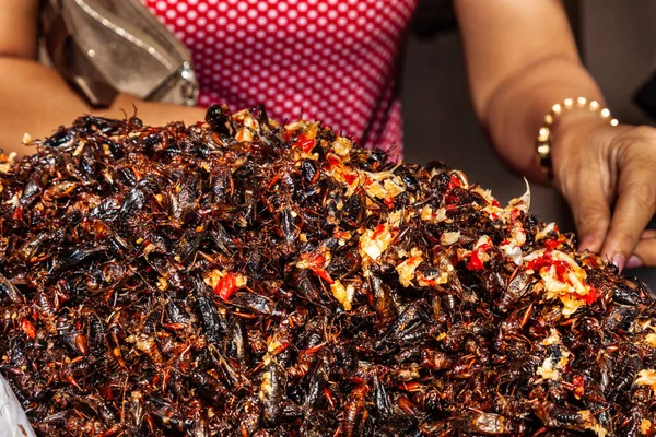 Asian Delicacy Insects Food — Stock Photo, Image