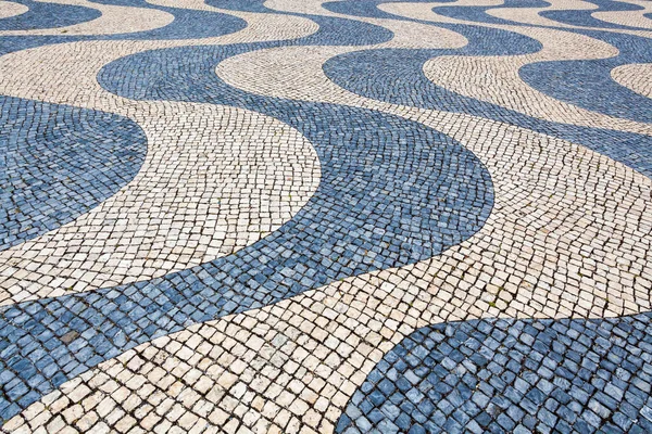 Plaveisel Lisbon Gemaakt Van Kleine Tegels — Stockfoto