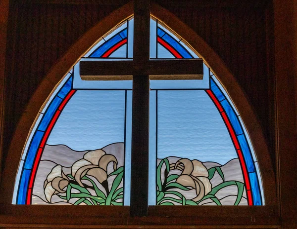 Beautiful Window Stained Glass — Stock Photo, Image