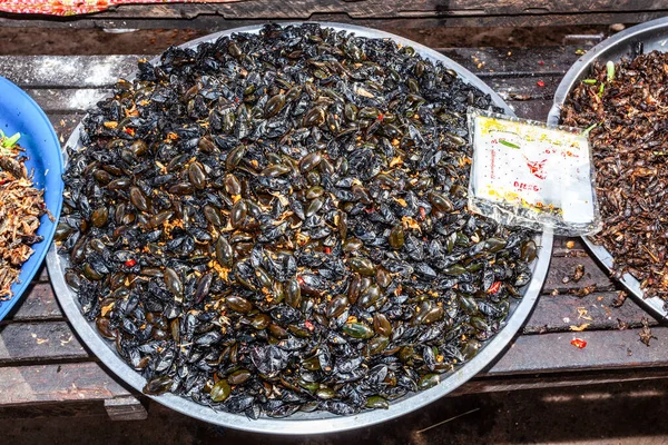 Asijský Delikatesa Hmyz Jako Jídlo — Stock fotografie