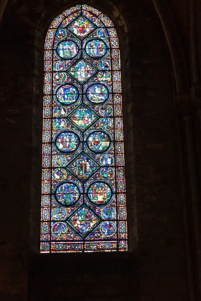 Catedral Del Siglo Xiii Notre Dame Muy Dañada Durante Primera — Foto de Stock