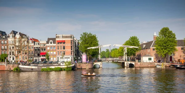 Typical Scene Amsterdam Holland — Stock Photo, Image