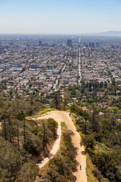 Los Angeles Från Griffith Utkik — Stockfoto