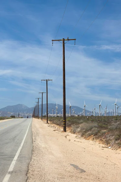 Éoliennes Californie Etats Unis Électricité Produite Par Éolienne Une Énergie — Photo