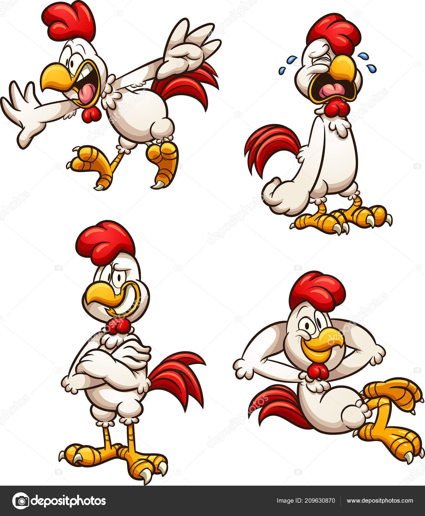 Galinha Protege Galinha De Desenho Animado. Galinha-de-galinha-de-galinha-vermelha.  Ilustração do Vetor - Ilustração de maternidade, elemento: 193828741