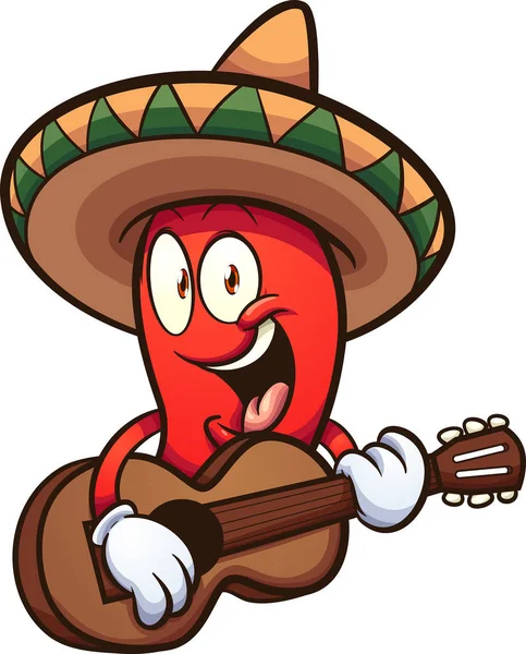 Pimenta mexicana —  Vetores de Stock