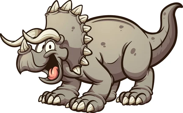 Triceratops dinosaurie — Stock vektor