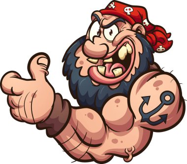 korsan maskot