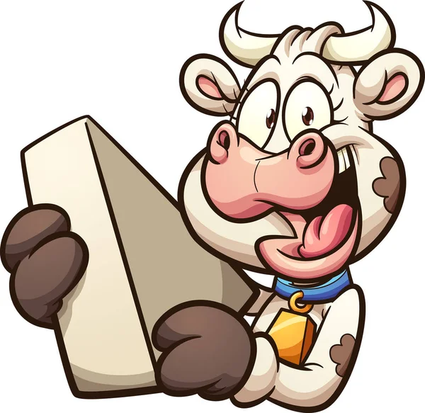 Fromage de vache — Image vectorielle