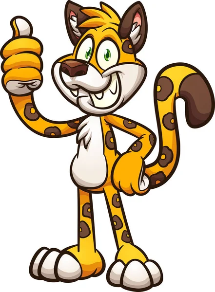 Jaguar mascot — 스톡 벡터