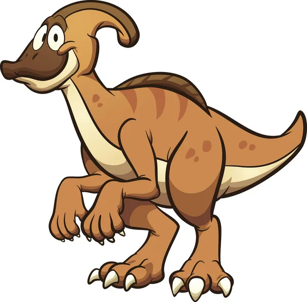 Parasaurolophus dinosaur — Stock Vector