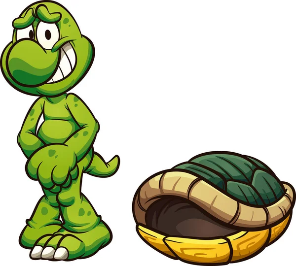 裸龟 — 图库矢量图片